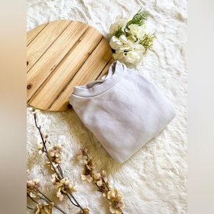 Wild Fable | Cropped Light Grey Sweatshirt